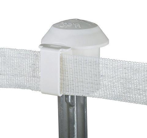 Tapa de seguridad y aislador blanco para poste en T Dare