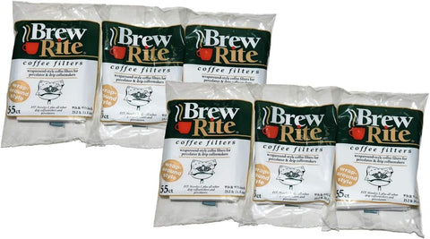 Brew Rite Wrap Around Percolator Coffee Filters, 55 Count (6 Pack)