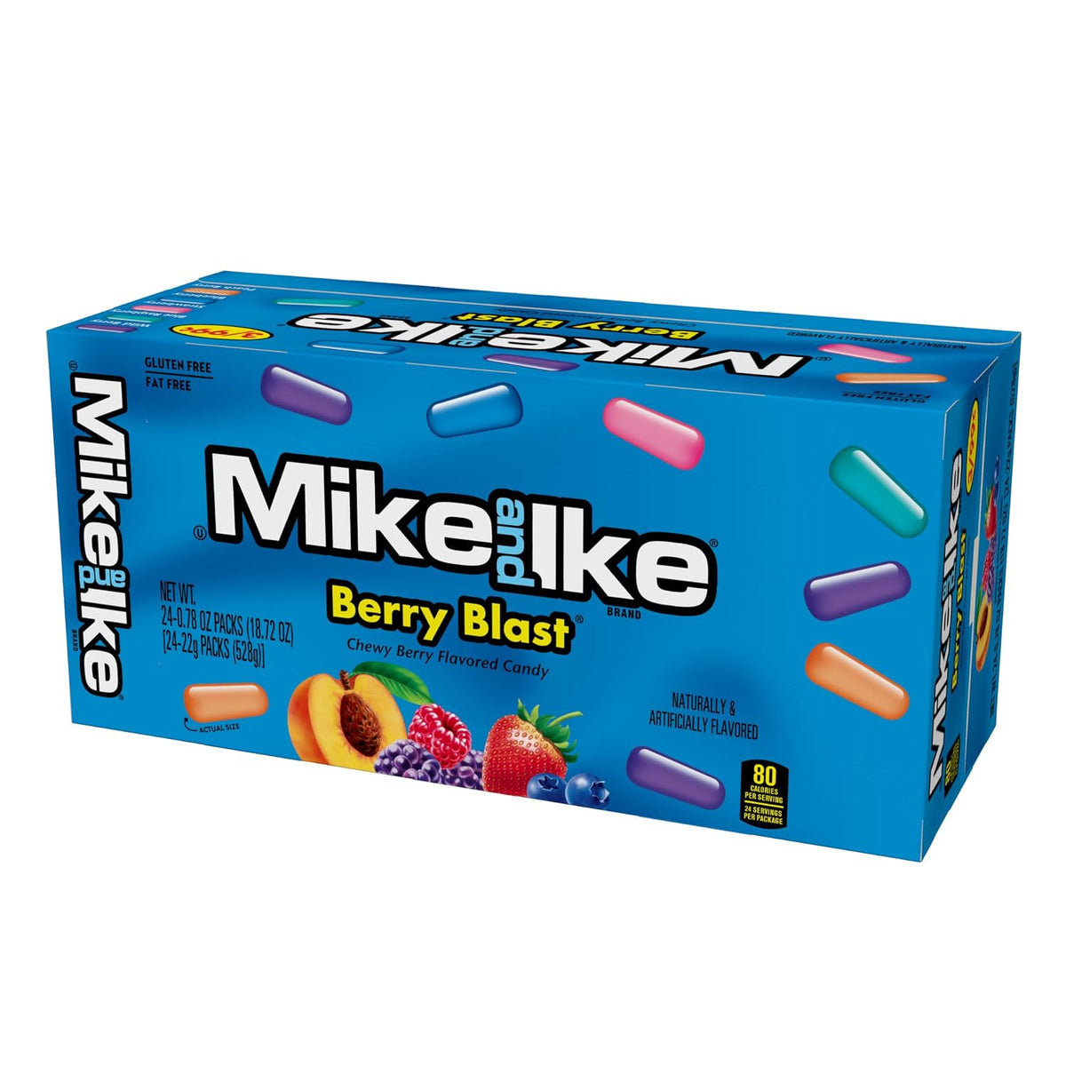 Mike and Ike Chewy Candies - Case of 24 0.78-oz. Box