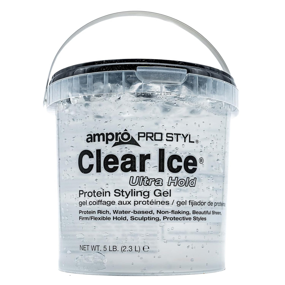 Ampro Pro Styl Clear Ice Styling Gel, 80 oz