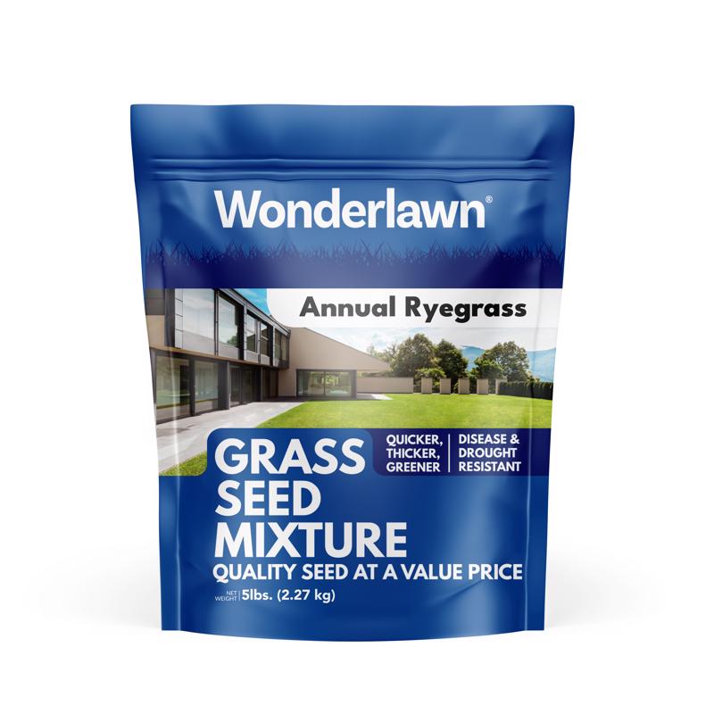 Barenbrug Annual Ryegrass Partial Shade/Sun Grass Seed 5 lb