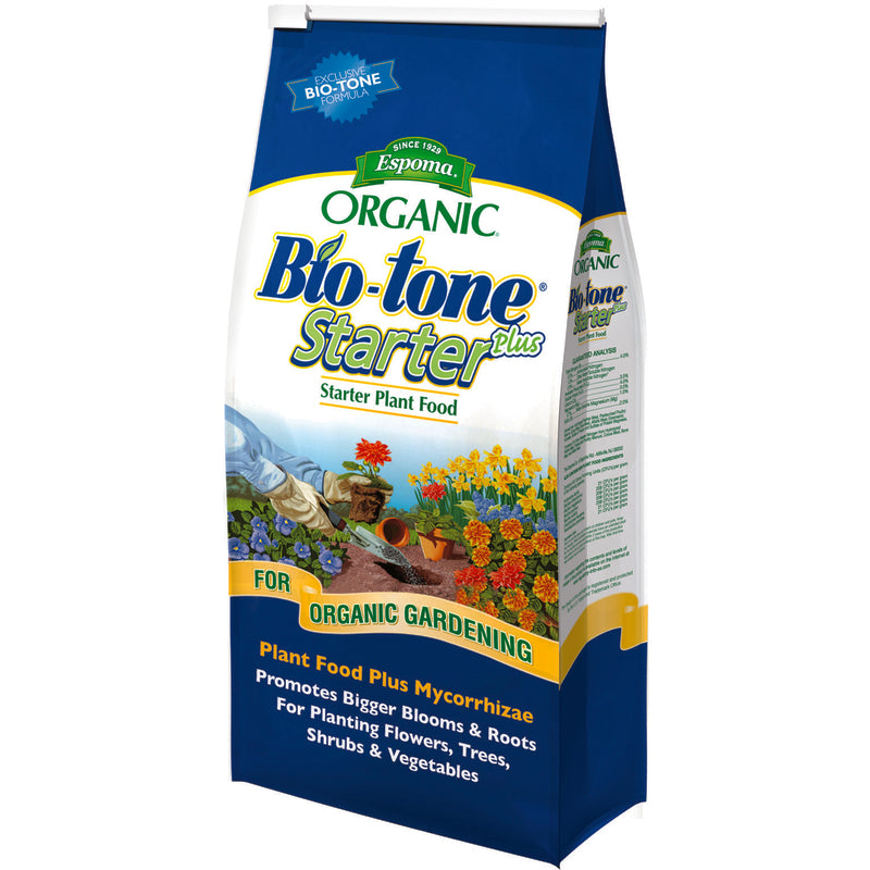 Espoma Bio-tone Starter Plus Alimento orgánico en gránulos para plantas 4 lb