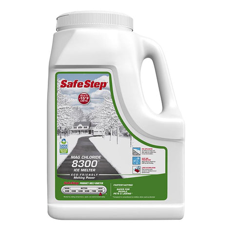 Safe Step 8300 Magnesium Chloride Pet Friendly Crystal Ice Melt 8 lb (Pack of 4)