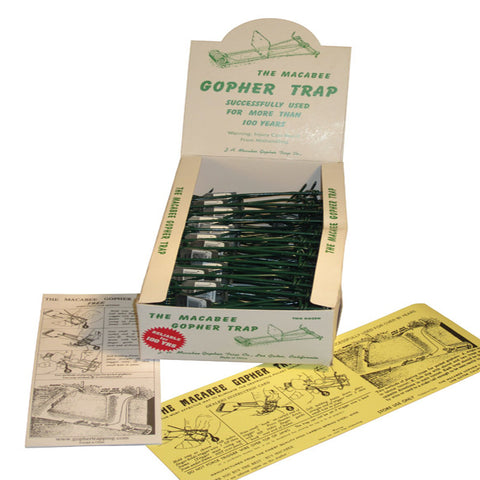 Macabee Small Snap Trap For Gophers 1 pk (Pack of 24)
