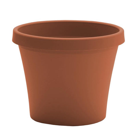 Bloem Terra 7.25 in. H X 6 in. W X 8.5 in. D Resin Traditional Planter Terra Cotta