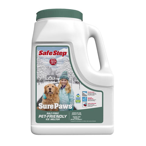 Safe Step Sure Paws Magnesium Chloride Pet Friendly Granule Ice Melt 8 lb (Pack of 4)