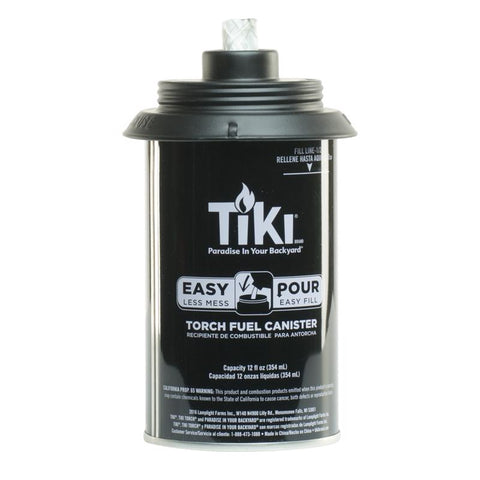 TIKI Easy Pour Citronella Torch Fuel Black 12 oz (Pack of 4)