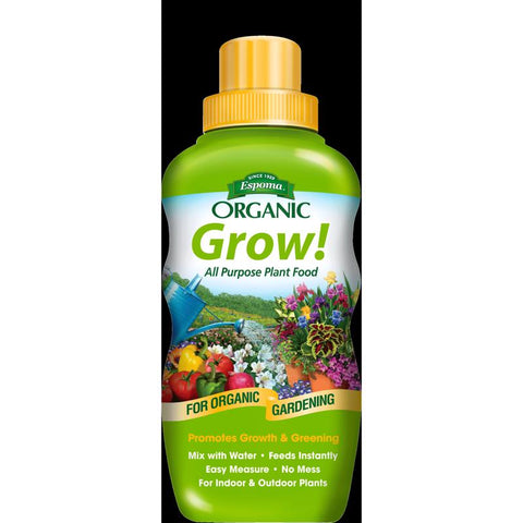 Espoma Grow Fertilizante Líquido Orgánico Multiusos para Plantas 16 oz