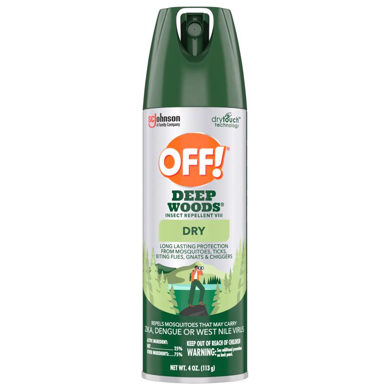 OFF! Deep Woods Insect Repellent Liquid For Flies 4 oz (Pack of 12)