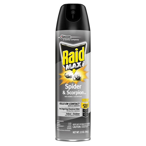Raid Max Insect Killer Aerosol 12 oz (Pack of 12)