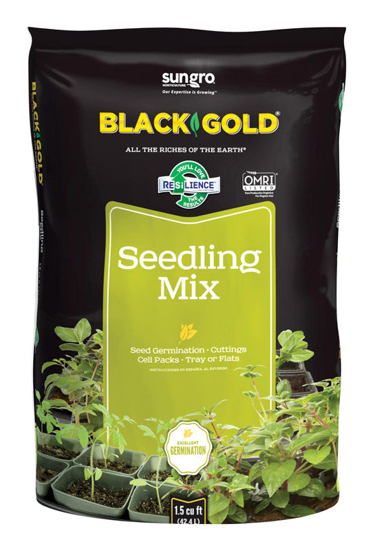 Mezcla orgánica para germinación de semillas Black Gold All Purpose, 1,5 pies cúbicos