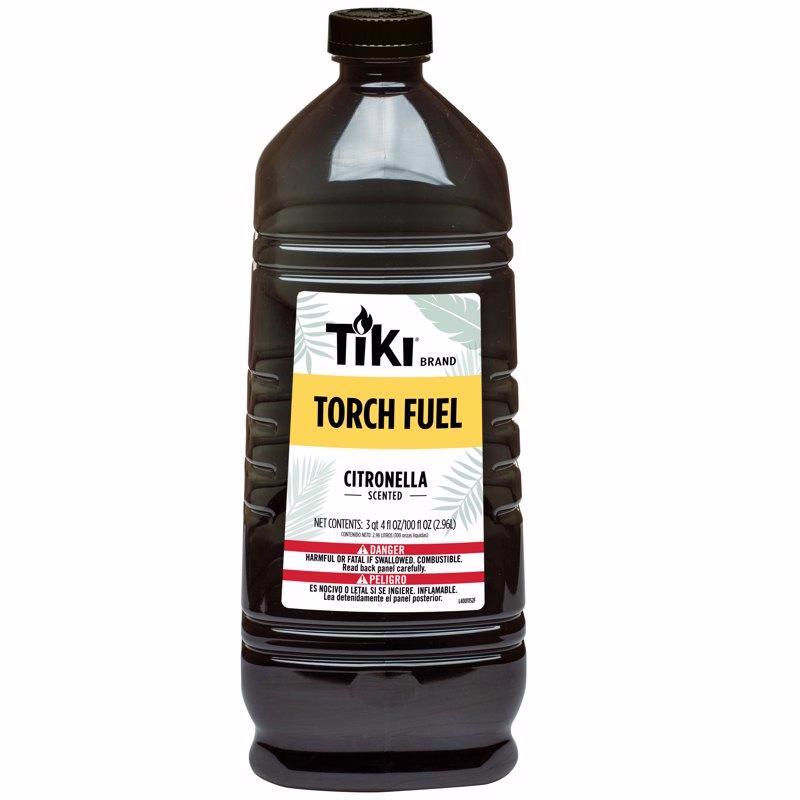 TIKI Easy Pour Citronella Torch Fuel 100 oz (Pack of 4)
