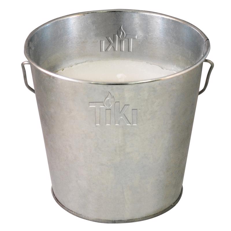 TIKI Citronella Bucket Candle Candle For Mosquitoes 17 oz (Pack of 6)