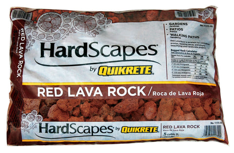 Quikrete HardScapes Red Lava Rock Decorative Stone 0.5 cu ft
