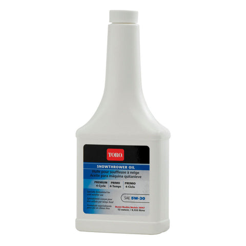 Toro 5W-30 4-Cycle Snowthrower Motor Oil 12 oz 1 pk (Pack of 24)