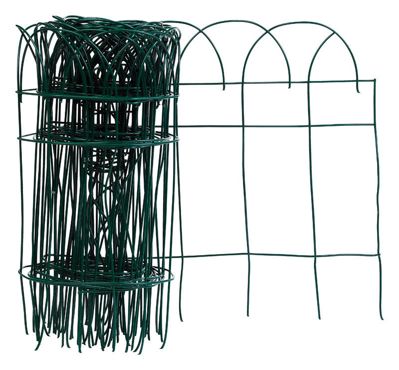 Panacea 20 ft. L X 14 in. H PVC Green Scroll Garden Edging (Pack of 6)