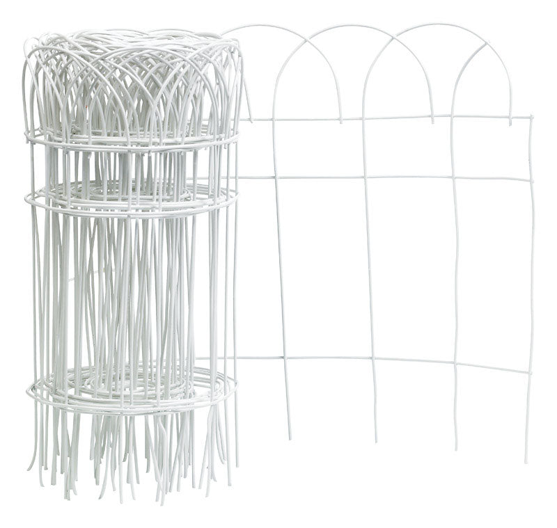 Panacea 20 ft. L X 14 in. H PVC White Scroll Garden Edging (Pack of 6)