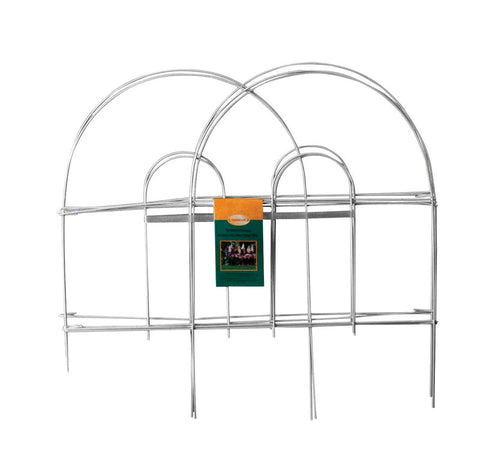Panacea 8 ft. L X 18 in. H PVC White Garden Fence (Pack of 12)