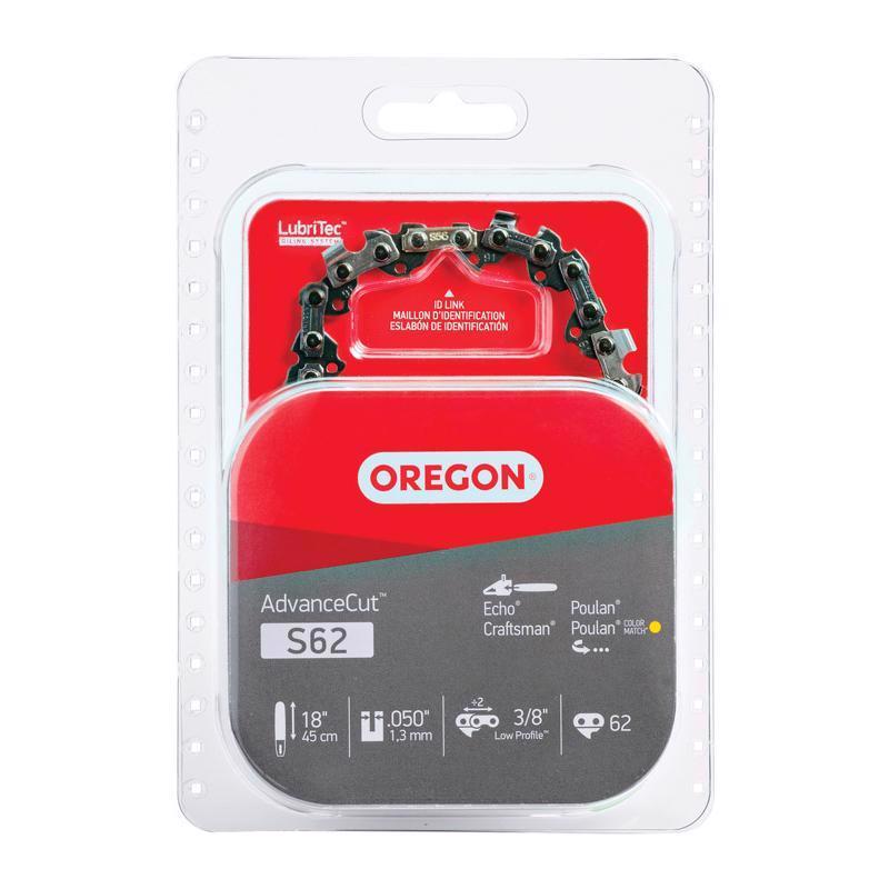Cadena para motosierra Oregon AdvanceCut S62 de 18 pulg., 62 eslabones
