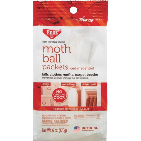 Enoz Moth Balls 6 oz (Pack of 6)