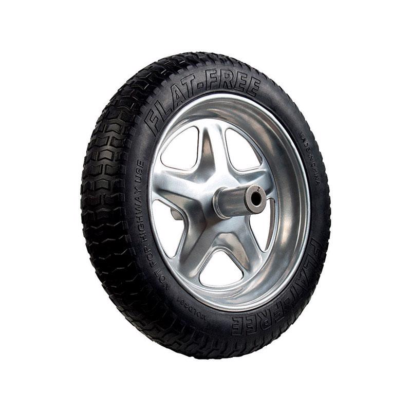 Neumático de goma para carretilla Jackson Spoked de 15-1/2 pulg. D