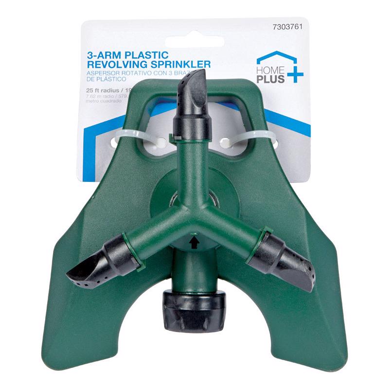 Home Plus Plastic Sled Base Rotating Sprinkler 1900 sq ft 1 pk (Pack of 6)