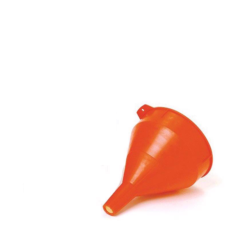 Little Giant Orange 8-1/2 in. H Plastic 64 oz Funnel with Screen (Pack of 6)