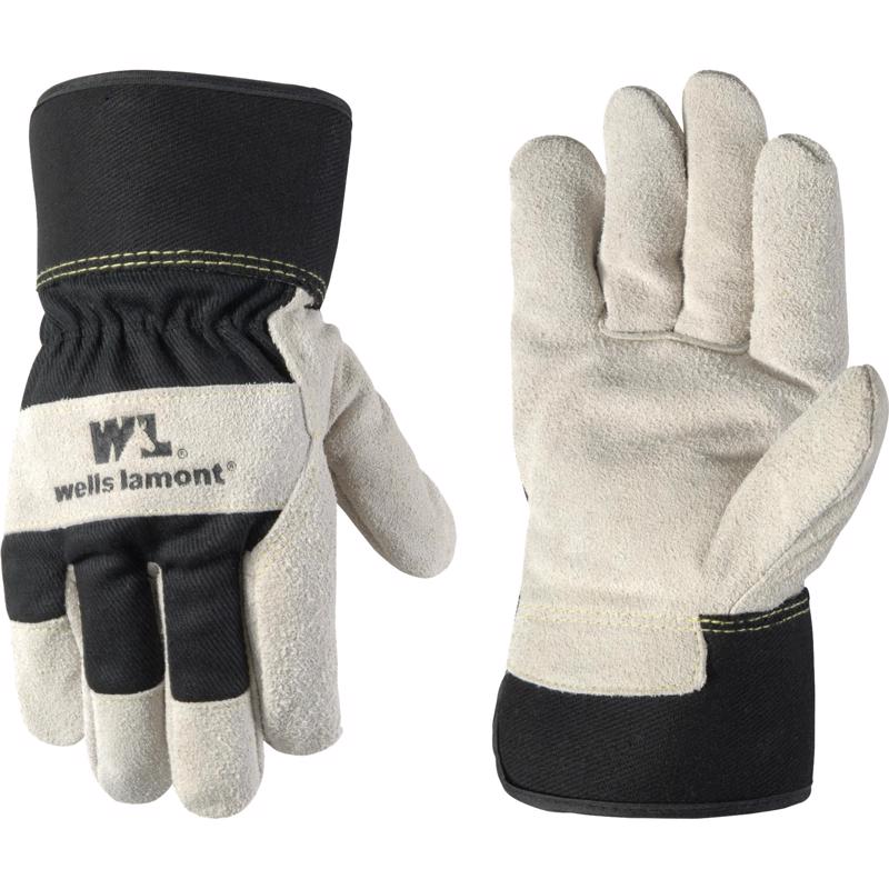 Guantes de exterior para hombre Wells Lamont, negro/marrón, talla XL, 1 unidad