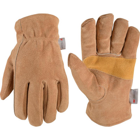 Wells Lamont Men's Outdoor Heavy Duty Gloves Brown L 1 pk (Pack of 3)