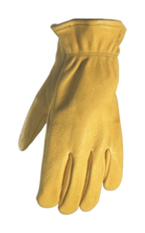 Wells Lamont Men's Driver Gloves Gold XL 3 box
