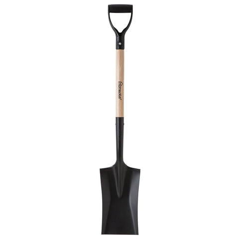 Home Plus 40.5 in. Steel Square Garden Spade Wood Handle (Pack of 6)