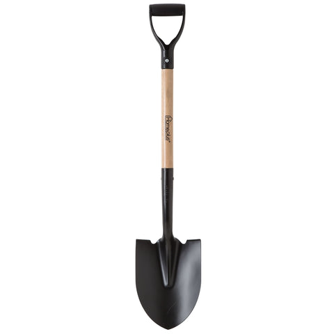 Home Plus 39 in. Steel Round Digging Shovel Wood Handle (Pack of 6)