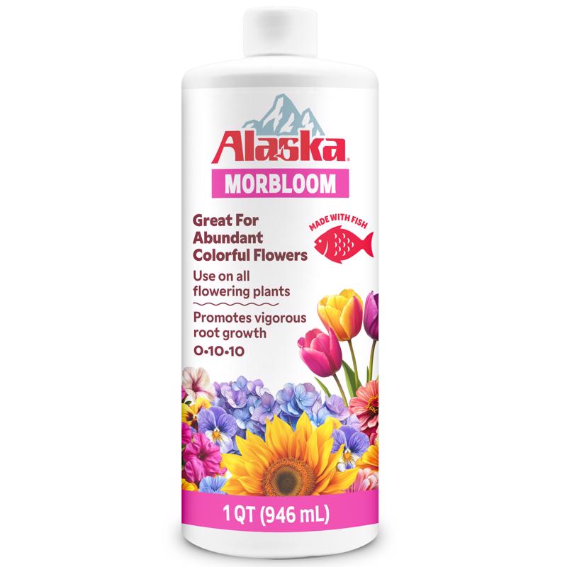 Alaska Morbloom Organic Liquid Plant Food 1 qt (Pack of 12)