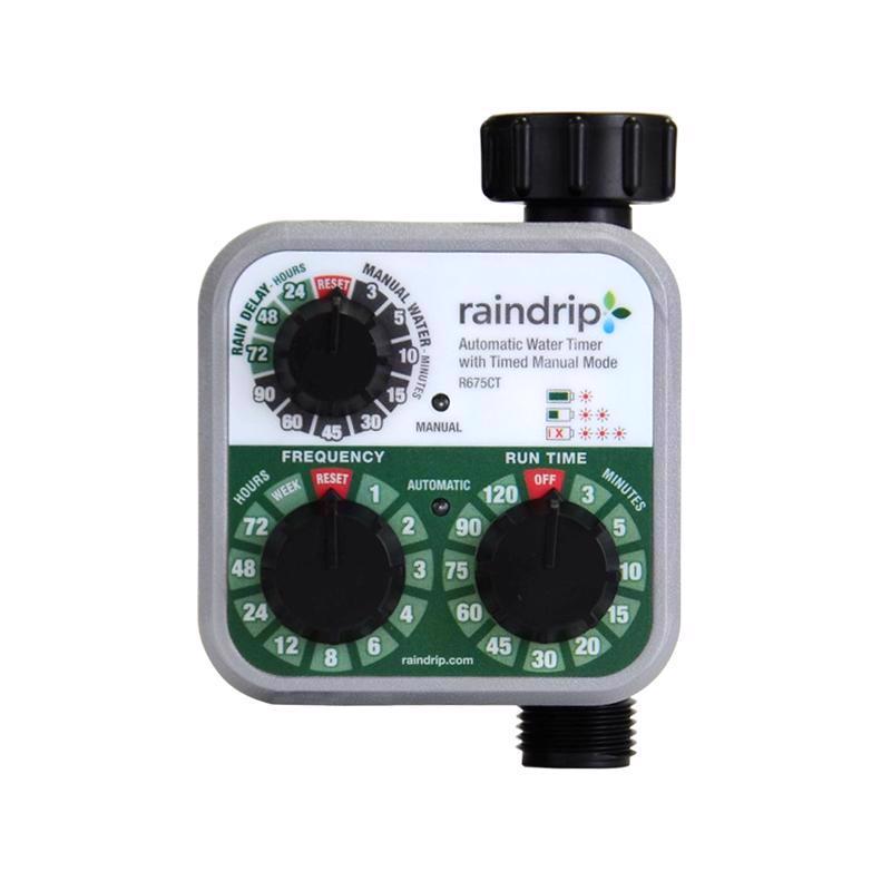 Temporizador de agua programable para 1 zona Raindrip