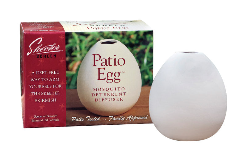 Skeeter Screen Patio Egg Insect Deterrent Diffuser For Mosquitoes 4 oz (Pack of 6)