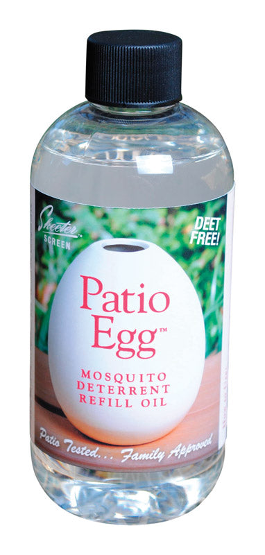 Skeeter Screen Patio Egg Organic Insect Repellent Refill Oil For Mosquitoes 8 oz (Pack of 6)