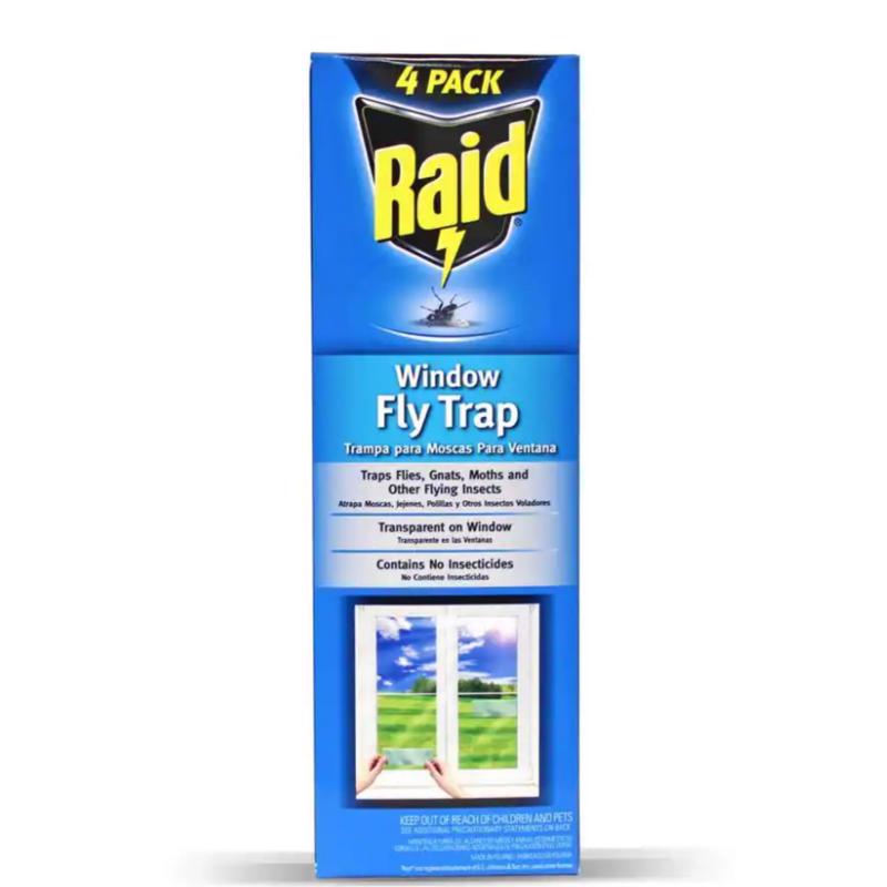 Raid PIC Fly Trap 4 pk (Pack of 12)