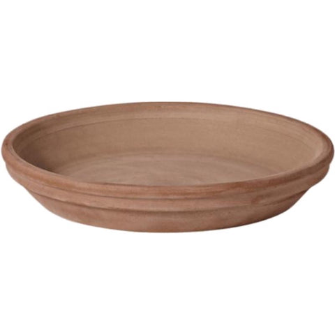 Deroma 6.9 in. D Clay Plant Saucer Brown