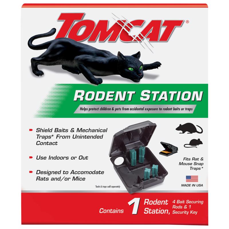 Tomcat Rodent Bait Station Blocks For Mice and Rats 1 pk