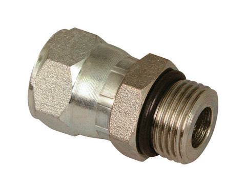 Adaptador hidráulico Apache Steel de 1/2 pulg. de diámetro x 1/2 pulg. de diámetro, paquete de 1