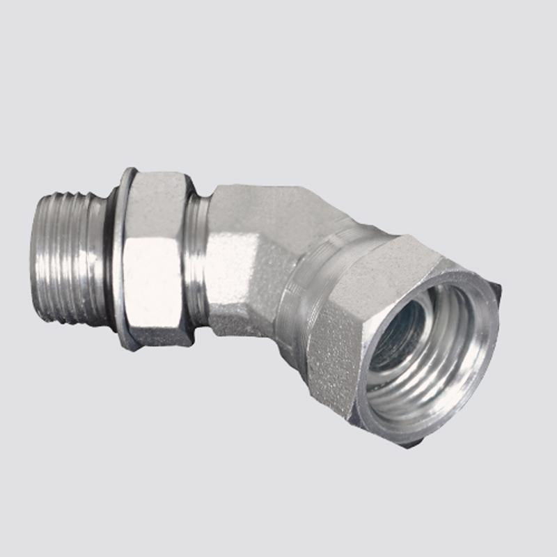 Apache Steel 1/2 in. D X 1/2 in. D Hydraulic Adapter 1 pk
