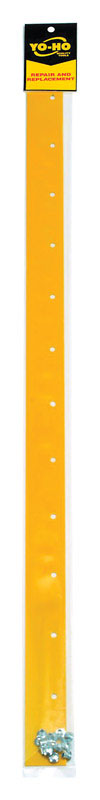Yeoman Yo-Ho 30 in. W X 30 in. L Steel Snow Shovel Wearstrip