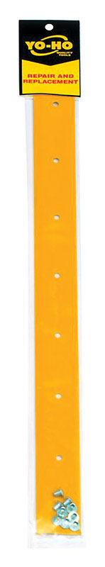 Yeoman Yo-Ho 18 in. W X 18 in. L Steel Snow Shovel Wearstrip