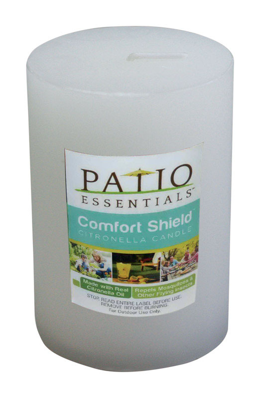 Vela cilíndrica de citronela Patio Essentials para mosquitos/otros insectos voladores, 8 oz (paquete de 16)