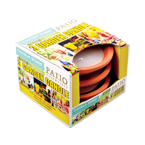 Patio Essentials Citronella Candle For Mosquitoes/Other Flying Insects 3 oz (Pack of 9)