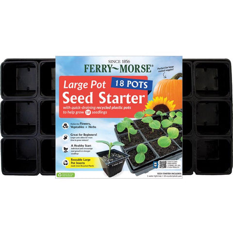 Ferry-Morse 18 Cells 11 in. W X 22 in. L Seed Starting Kit 1 pk (Pack of 6)