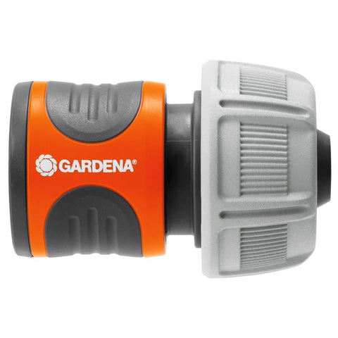 Gardena 5/8 in. Nylon/ABS Threaded Female Hose End Repair Connector with Water Stop
