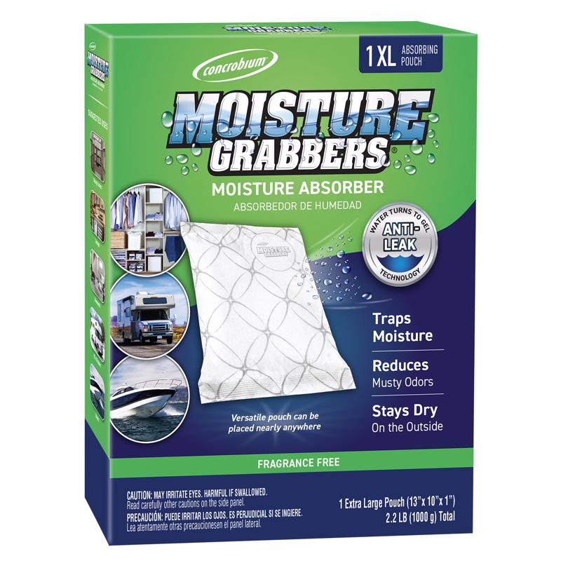 Bolsa absorbente de humedad Concrobium Moisture Grabbers XL sin aroma, 35,3 oz