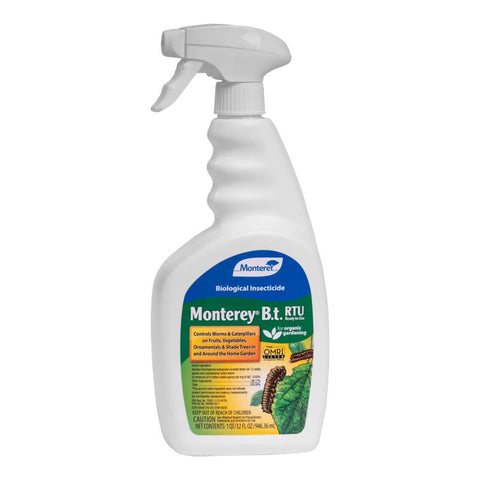 Monterey B.t. RTU Organic Insect Killer Liquid 32 fl. oz. (Pack of 12)