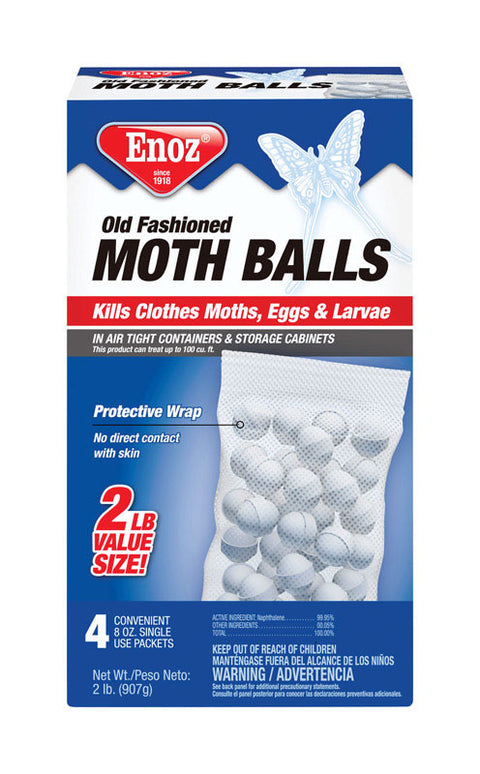 Enoz Moth Balls 32 oz (Pack of 12)